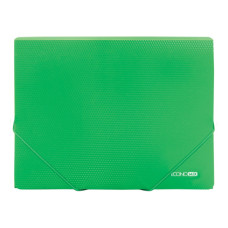 Папка на резинках Economix А4 фактура "діамант", зелена (E31601-04)