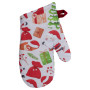 Кухонна прихватка Прованс набір рукавичка та прихватка Санта на білому (035793)
