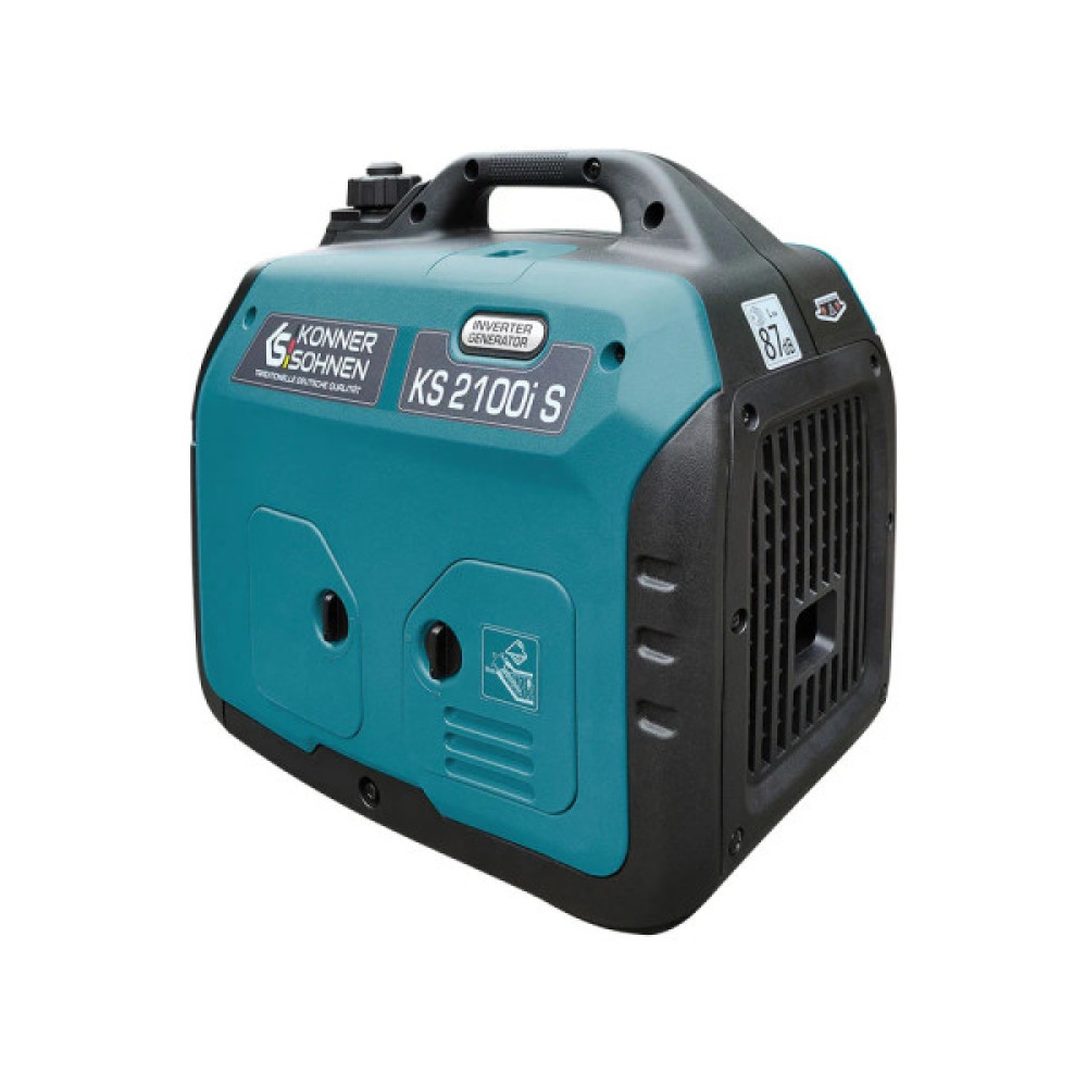 Генератор бензиновий інверторний Konner&Sohnen KS 2100IS, 230В, 2.0кВт, ручний стартер, 18.5кг