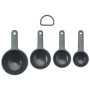 Аксесуар кухонний KitchenAid Набір мірних ложок Coreline, 4 шт, сірий (KQG058OHCGG)