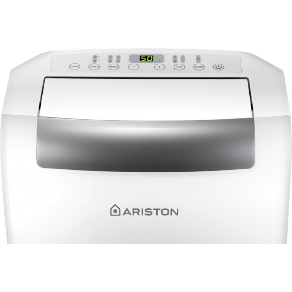 Кондиціонер мобільний Ariston Mobis Plus 10 20м2 on/off 10000BTU 3.1кВт A/- R290 білий