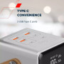 Батарея універсальна Canyon 60000mAh OnPower 610 PD/100W metal White (CNS-CPB610W) Батарея універсальна Canyon 60000mAh OnPower 610 PD/100W metal White (CNS-CPB610W)