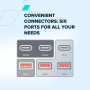 Батарея універсальна Canyon 60000mAh OnPower 610 PD/100W metal White (CNS-CPB610W) Батарея універсальна Canyon 60000mAh OnPower 610 PD/100W metal White (CNS-CPB610W)