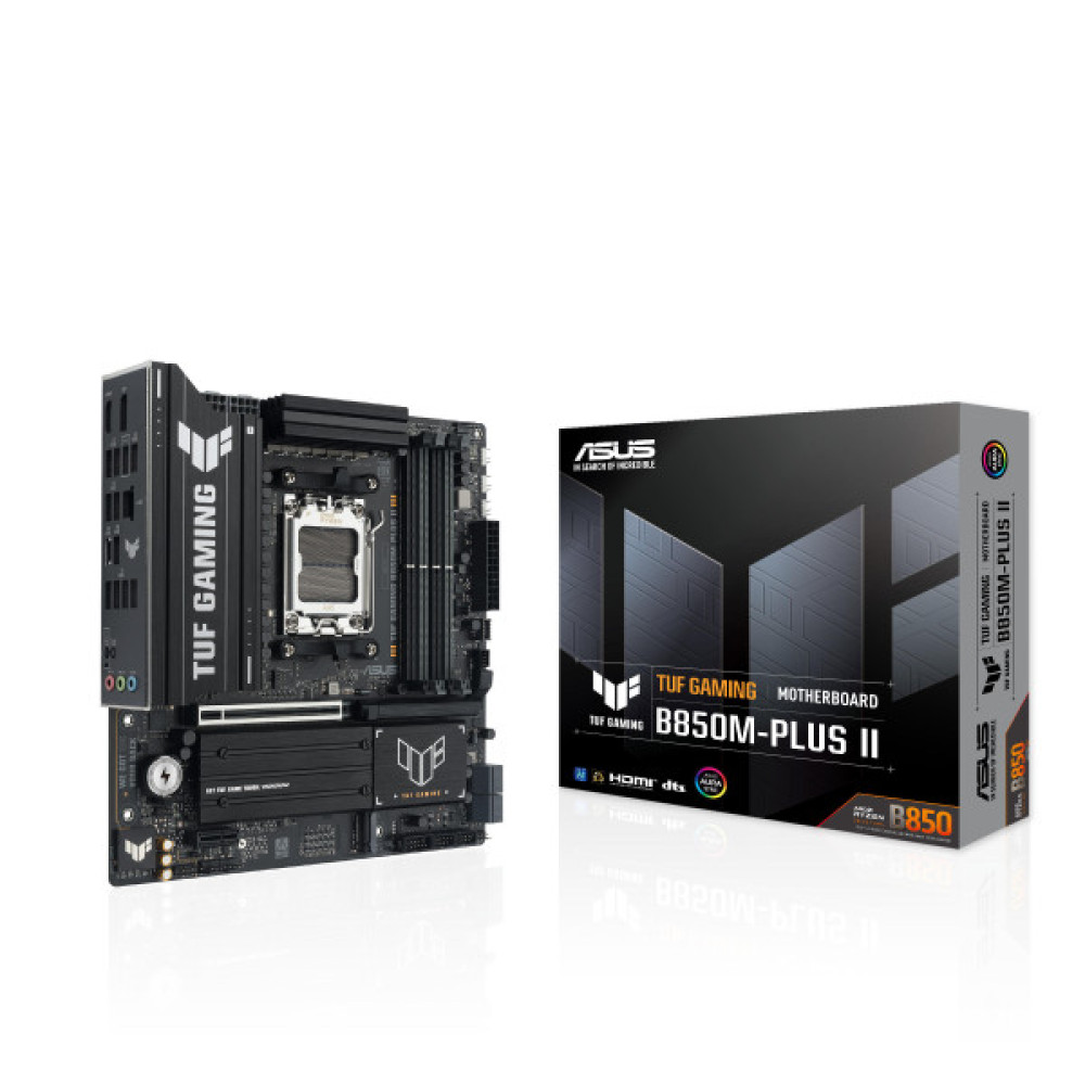 Материнcька плата ASUS TUF GAMING B850M-PLUS II sAM5 B850 4xDDR5 M.2 HDMI DP mATX