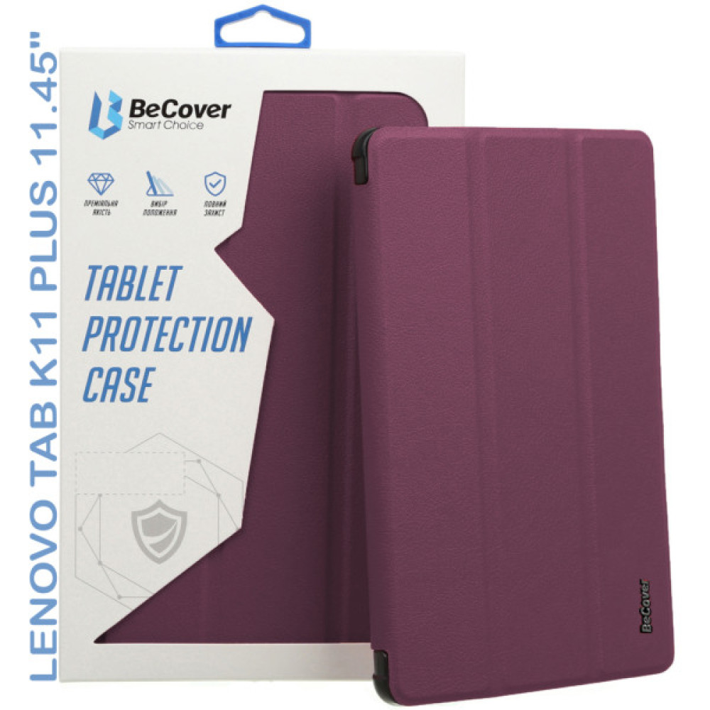 Чохол до планшета BeCover Smart Case Lenovo Tab K11 Plus TB-352F 11.45" Purple (711852) Чохол до планшета BeCover Smart Case Lenovo Tab K11 Plus TB-352F 11.45" Purple (711852)