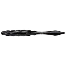 Силікон рибальський FishUP Scaly Fat 3.2" 101 - Black, cheese taste (8шт/уп) (1864.06.09)