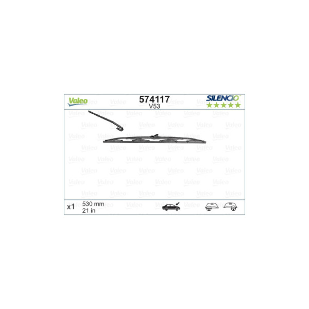 Щітка склоочисника Valeo 574117 Щітка склоочисника Valeo 574117