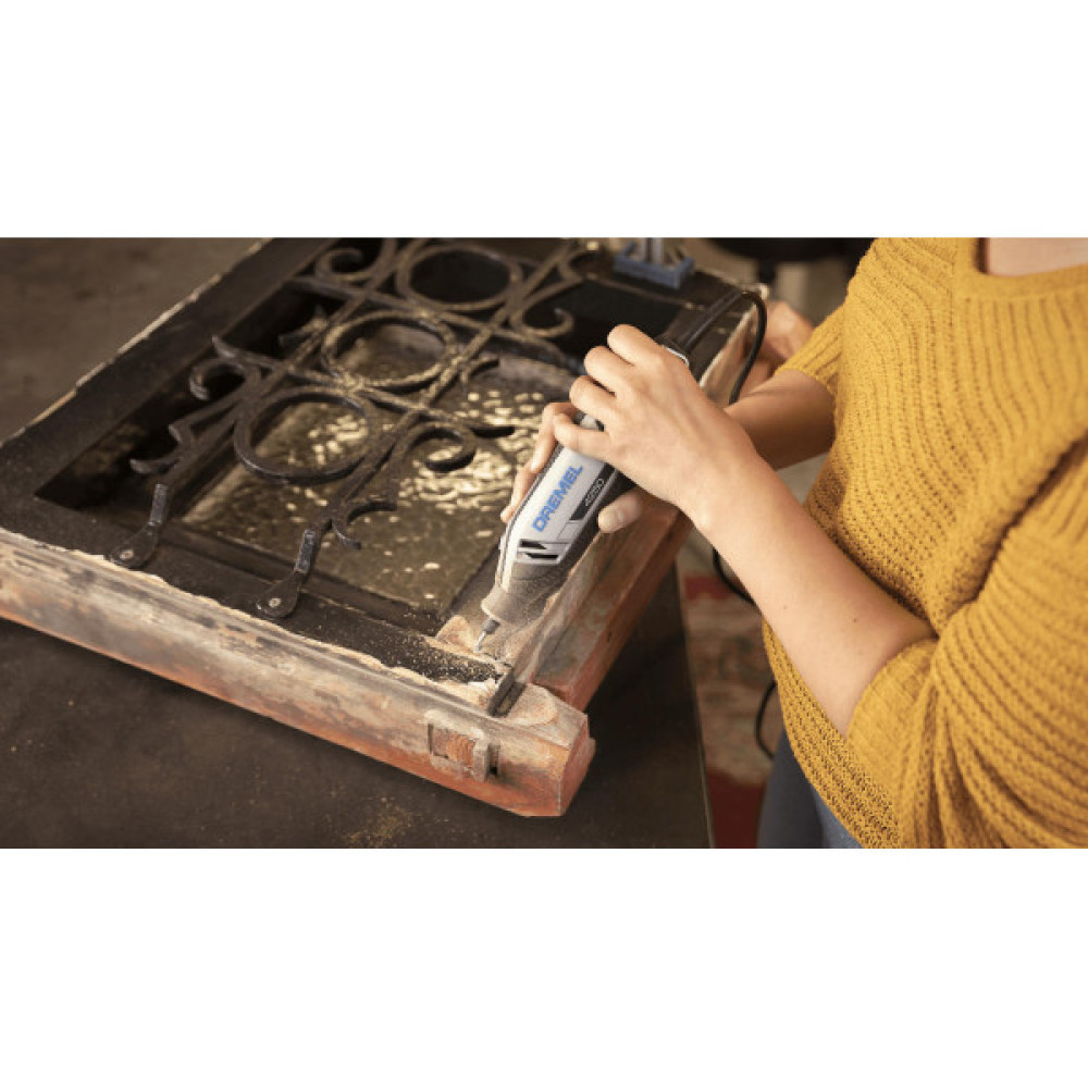 Шліфмашина шліфувально-гравірувальна Dremel 4250 6-128 Platinum+ 175В 5000-35000об/хв 128 насадок + 6 приставок 3.78кг