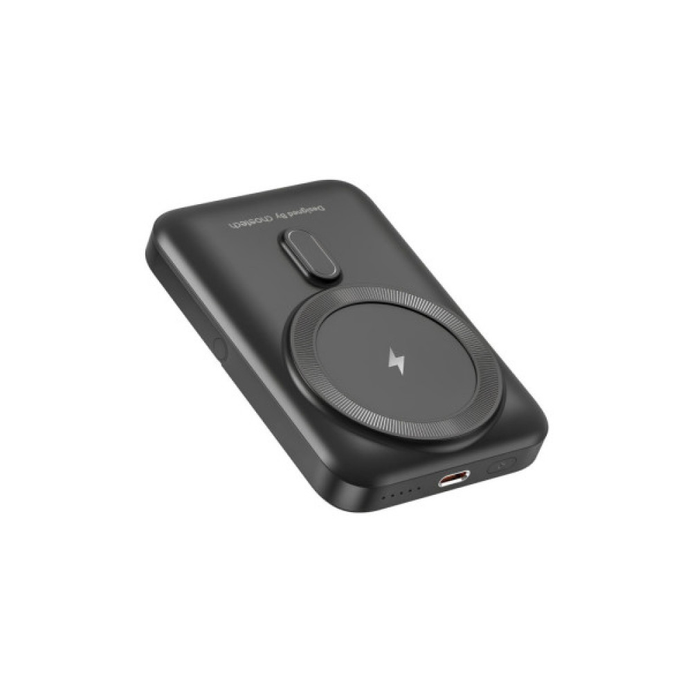 Батарея універсальна Choetech Magnetic Wireless 10000mAh 20W, PD, Qi-15W, USB-C In/Out, with holder, Black (B743-CCBK)