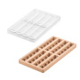 Форма для шоколаду Silikomart Kit Bar Duna для батончика 128x33 h14 мм, 115x20 h13 мм 8х57 мл (CH016 - KIT BAR DUNA) Форма для шоколаду Silikomart Kit Bar Duna для батончика 128x33 h14 мм, 115x20 h13 мм 8х57 мл (CH016 - KIT BAR DUNA)