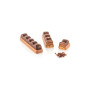 Форма для шоколаду Silikomart Kit Bar Duna для батончика 128x33 h14 мм, 115x20 h13 мм 8х57 мл (CH016 - KIT BAR DUNA) Форма для шоколаду Silikomart Kit Bar Duna для батончика 128x33 h14 мм, 115x20 h13 мм 8х57 мл (CH016 - KIT BAR DUNA)