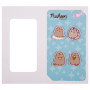 Стікер-закладка Yes Pusheen пластик 80 шт (4х20) (170419)