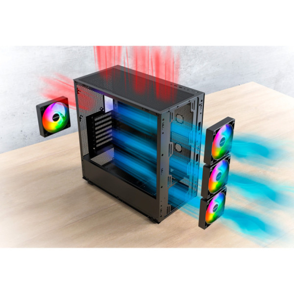 Корпус MONTECH XR WOOD (B)