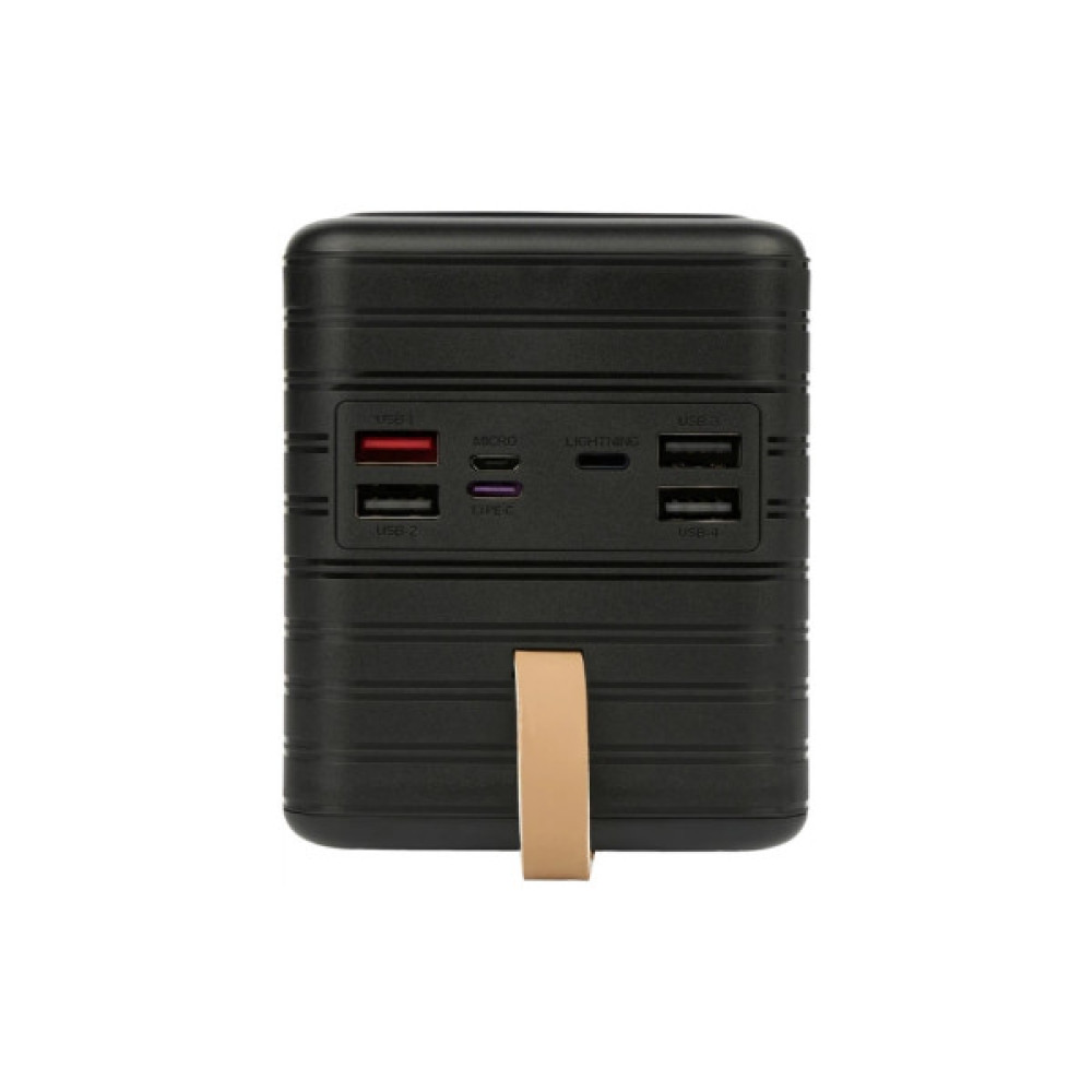 Батарея універсальна AURA NRG-P100 100000mAh 22.5W Black (PBANRG-P100B)