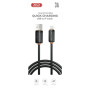 Дата кабель USB 2.0 AM to Lightning 1.0m 3A black XO (XO-CB-300UL-BK)