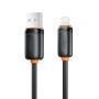 Дата кабель USB 2.0 AM to Lightning 1.0m 3A black XO (XO-CB-300UL-BK)