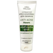 Крем для обличчя Triuga Ayurveda Mix Anti-Acne Neem Аюрведичний для проблемної шкіри 75 мл (4820164641590)
