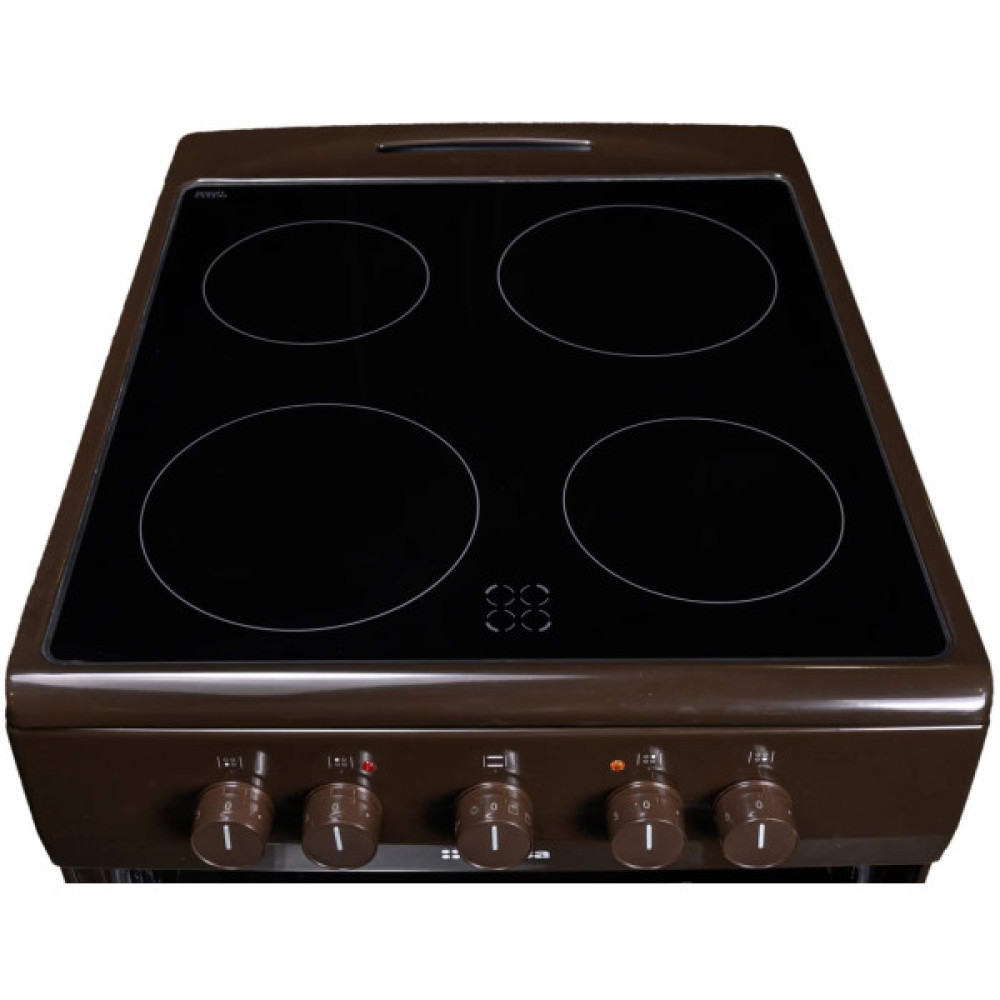 Плита Hansa електрична склокерамічна, 50х60см, 68л, коричневий