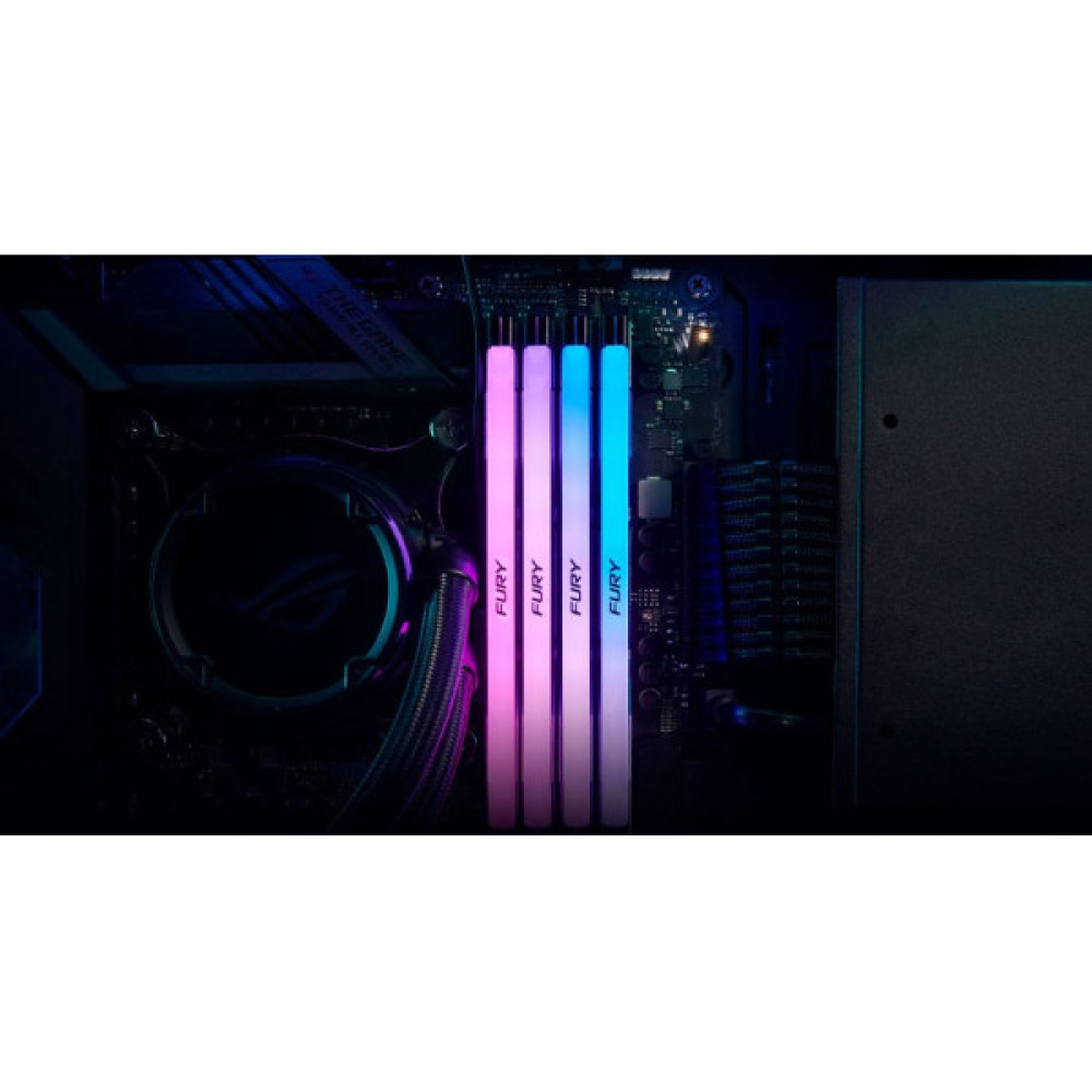 Пам'ять ПК Kingston DDR5 32GB KIT (16GBx2) 6400 FURY Renegade RGB XMP