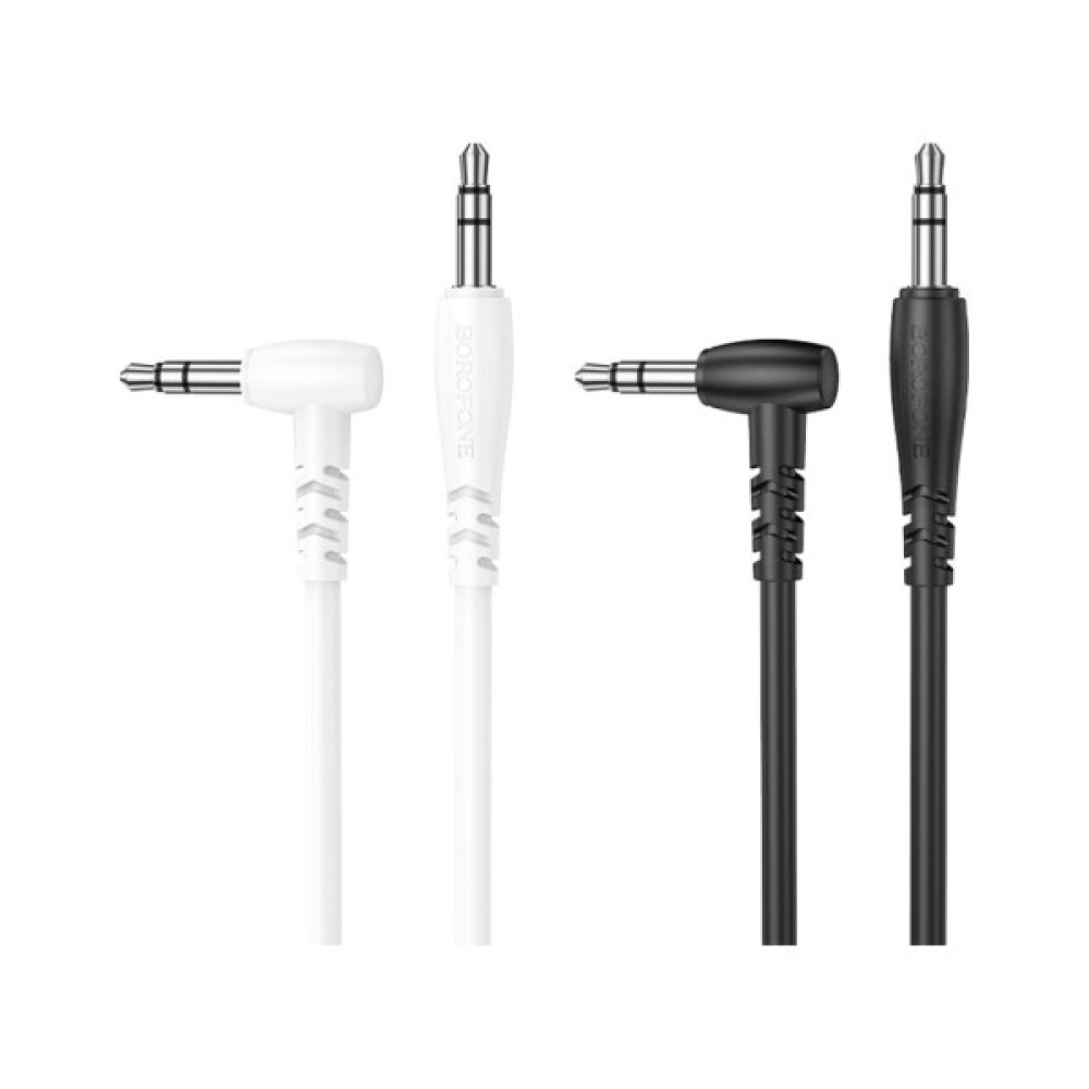 Кабель мультимедійний 3.5mm M to 3.5mm M 2.0m black BOROFONE (6974443382181)
