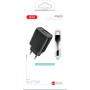 Зарядний пристрій XO L54 2xUSB 12W + cable USB to Lightning black (XO-L57-LGHT-BK)
