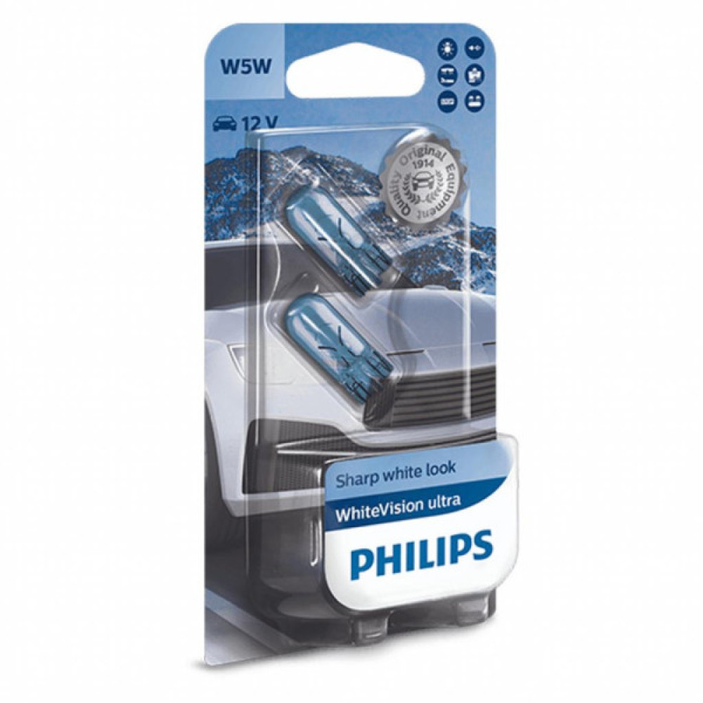 Автолампа Philips 5W (12961WVUB2)