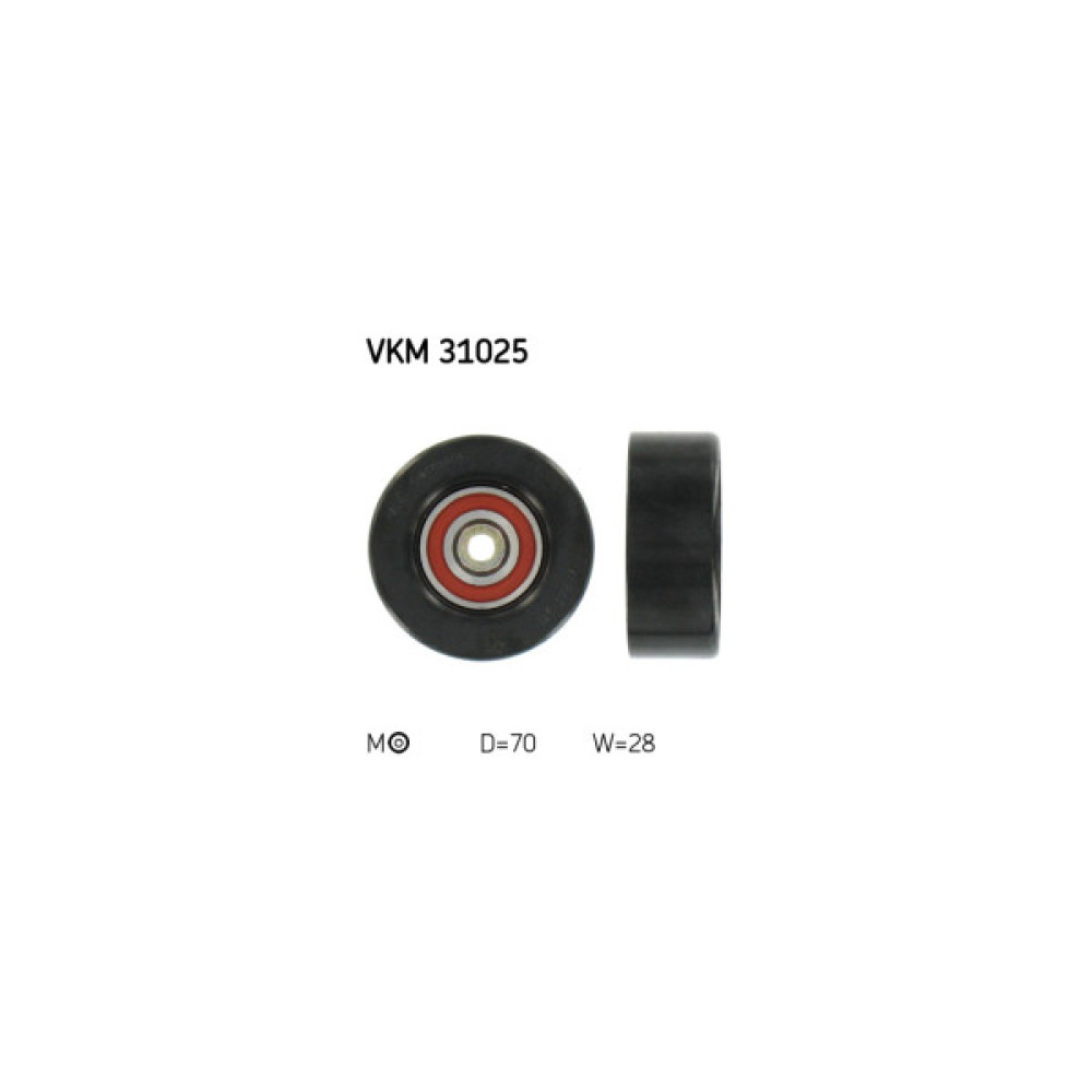 Ролик натягувача ременя SKF VKM 31025 Ролик натягувача ременя SKF VKM 31025