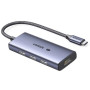 Концентратор Ugreen USB-C 4-in-1 3xUSB 3.0 + HDMI CM500 gray (50629) Концентратор Ugreen USB-C 4-in-1 3xUSB 3.0 + HDMI CM500 gray (50629)
