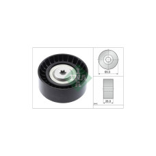 Ролик натягувача ременя INA 532 0748 10