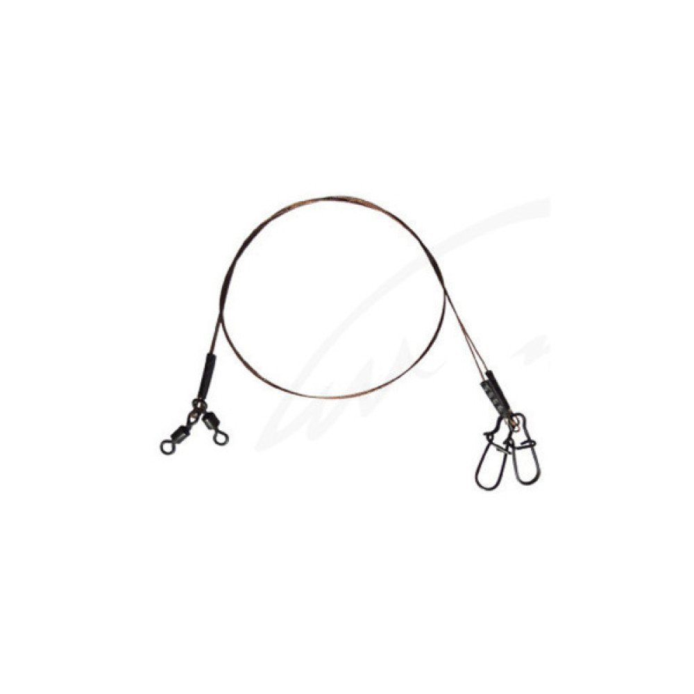 Повідець Ukrspin Orange Spinning плетений сталь AFW 1х19 12см 5кг(10lb)/0.2мм (1590.01.52)