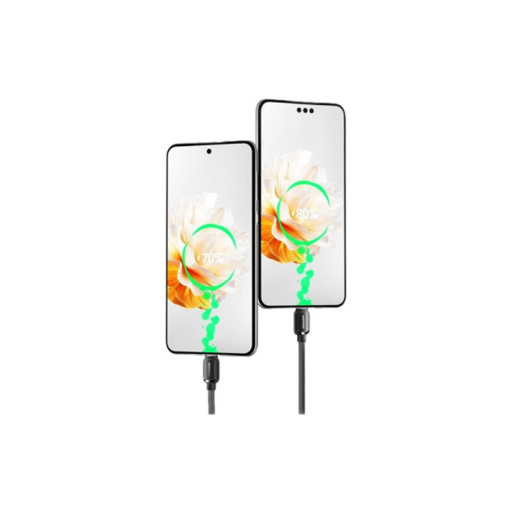 Дата кабель USB 2.0 AM to USB-C 1.0m 7A black Essager (EXCT-TD01-P)