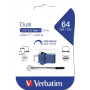 USB флеш накопичувач Verbatim 64GB Dual USB Drive USB 3.0/Type-C (49967) USB флеш накопичувач Verbatim 64GB Dual USB Drive USB 3.0/Type-C (49967)