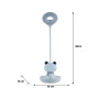 Настільна лампа Kite Froggy LED з акумулятором, біла (K24-492-3-1) Настільна лампа Kite Froggy LED з акумулятором, біла (K24-492-3-1)