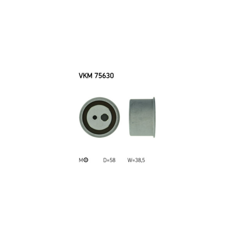 Ролик натягувача ременя SKF VKM 75630 Ролик натягувача ременя SKF VKM 75630