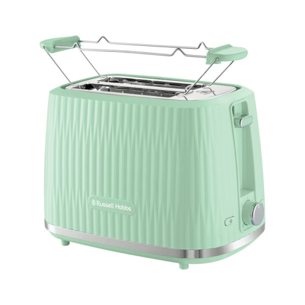 Тостер  Russell Hobbs Eden 800Вт, пластик, підігрів,разморозка, фісташковий