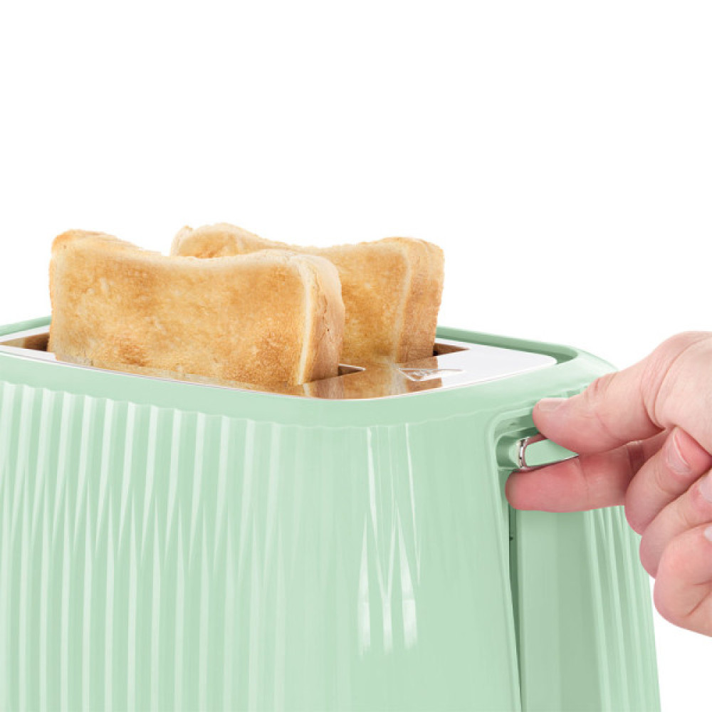 Тостер  Russell Hobbs Eden 800Вт, пластик, підігрів,разморозка, фісташковий