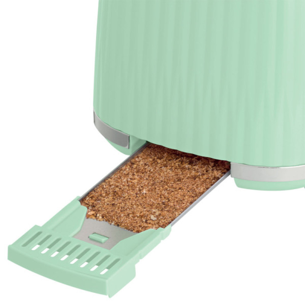 Тостер  Russell Hobbs Eden 800Вт, пластик, підігрів,разморозка, фісташковий