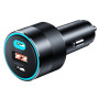 Зарядний пристрій Choetech car 2хUSB-C+USB-A 130W QC3.0/PD/PPS black (TC0011-BK) Зарядний пристрій Choetech car 2хUSB-C+USB-A 130W QC3.0/PD/PPS black (TC0011-BK)