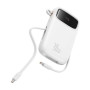 Батарея універсальна Baseus QPow2 20000mAh 30W, with 2*Type-C Cable, White (P10055009213-00) Батарея універсальна Baseus QPow2 20000mAh 30W, with 2*Type-C Cable, White (P10055009213-00)