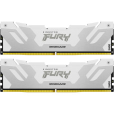 Модуль пам'яті для комп'ютера DDR5 32GB (2x16GB) 6800 MHz Renegade White/Silver Kingston Fury (ex.HyperX) (KF568C36RWK2-32)
