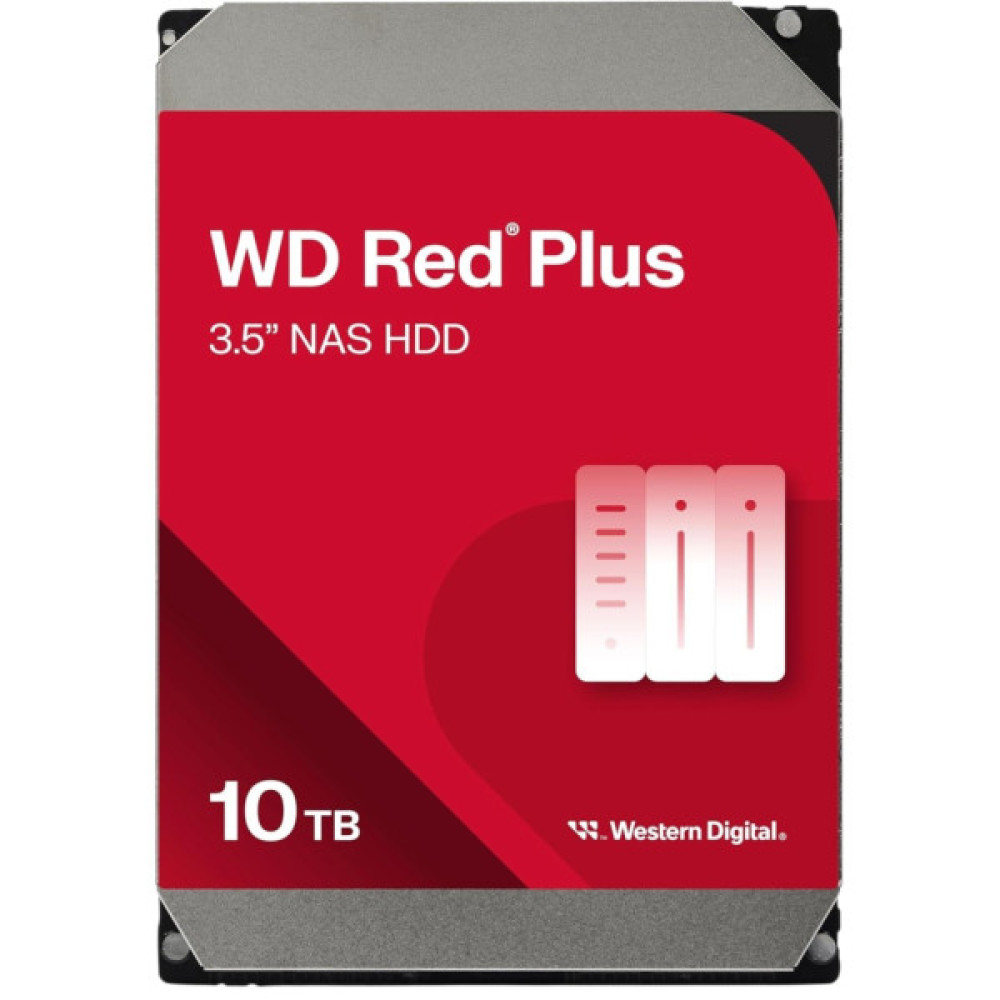 Жорсткий диск 3.5" 10TB Red Plus WD (WD100EFGX)