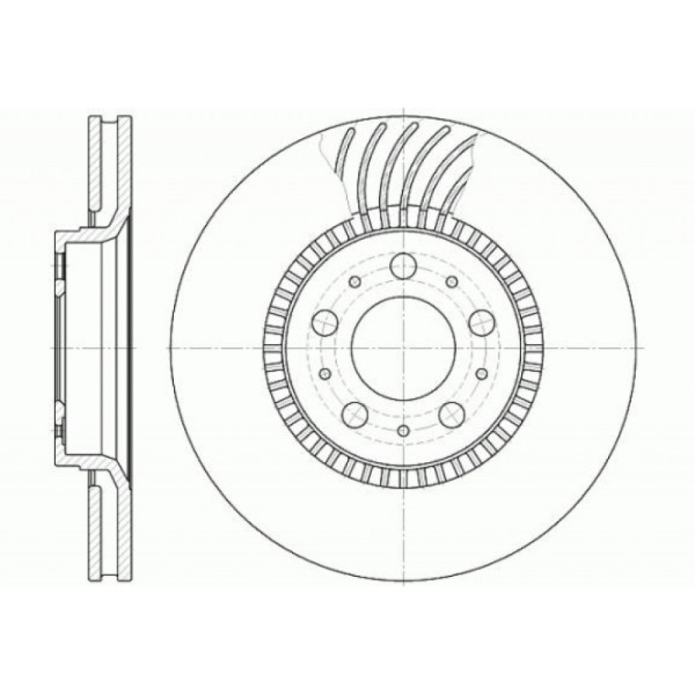 Гальмівний диск REMSA 6591.10