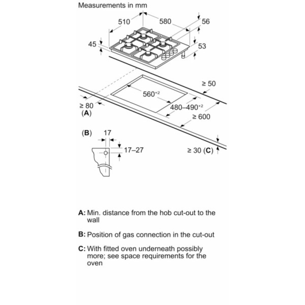 Варочна поверхня Bosch PBH6C6K90R