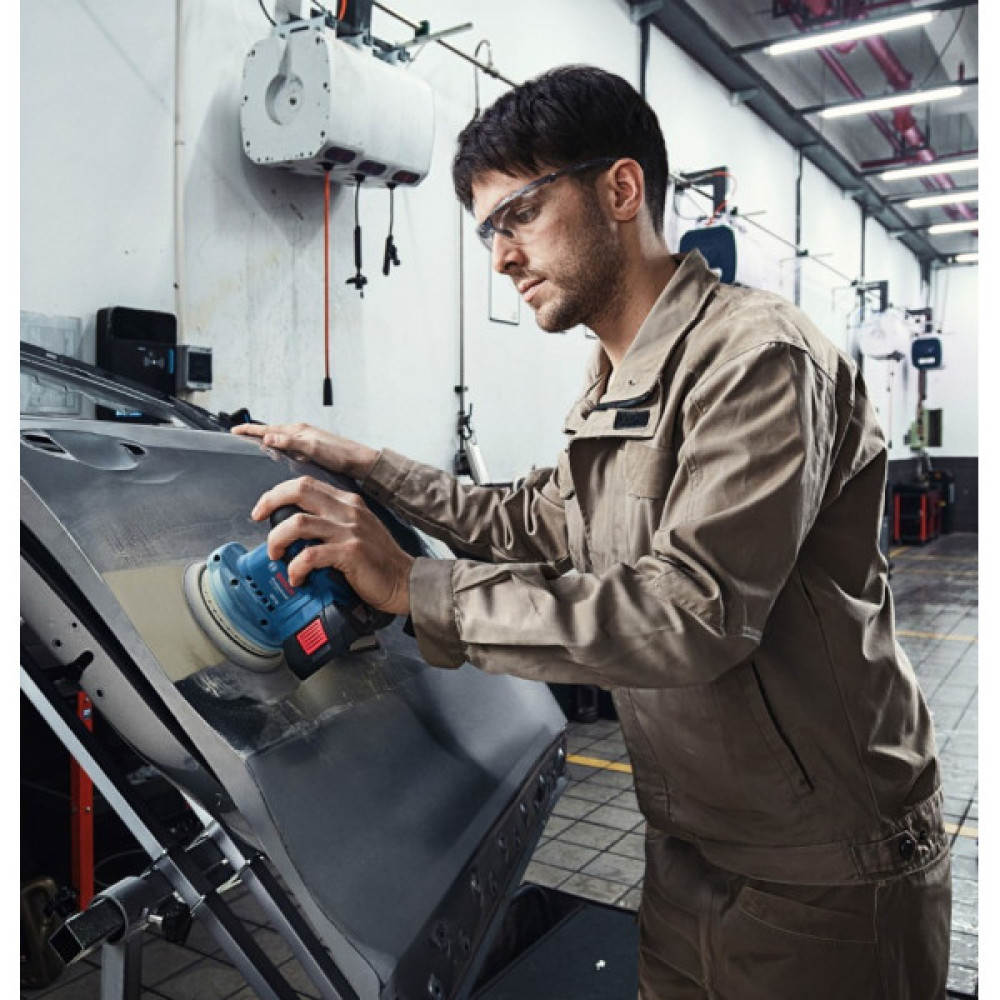 Шліфмашина ексцентрикова акумуляторна Bosch Professional GEX 185-LI 18В 125мм 6000-10000об/хв 0.93кг без АКБ та ЗП