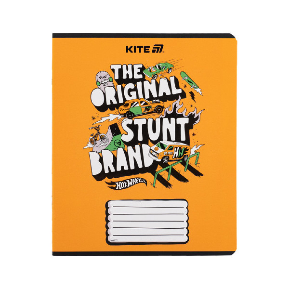 Зошит Kite Hot Wheels, 18 аркушів, клітинка (HW25-236)