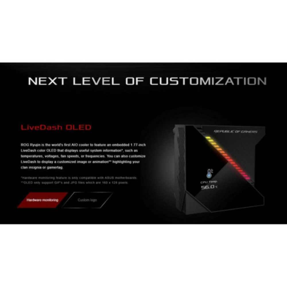 Система рідинного охолодження ASUS ROG-RYUJIN-240