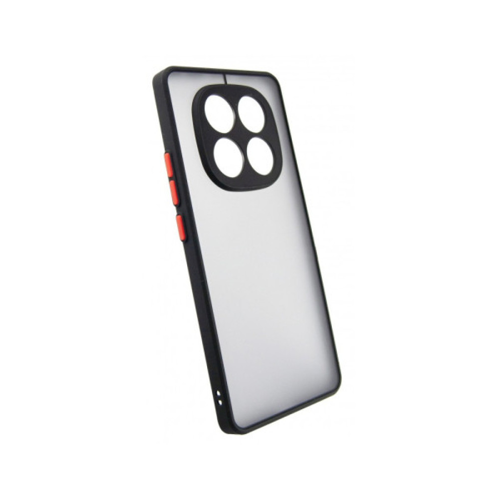 Чохол до мобільного телефона Dengos Matte Xiaomi Redmi Note 14 Pro (Black) (DG-TPU-MATT-156)