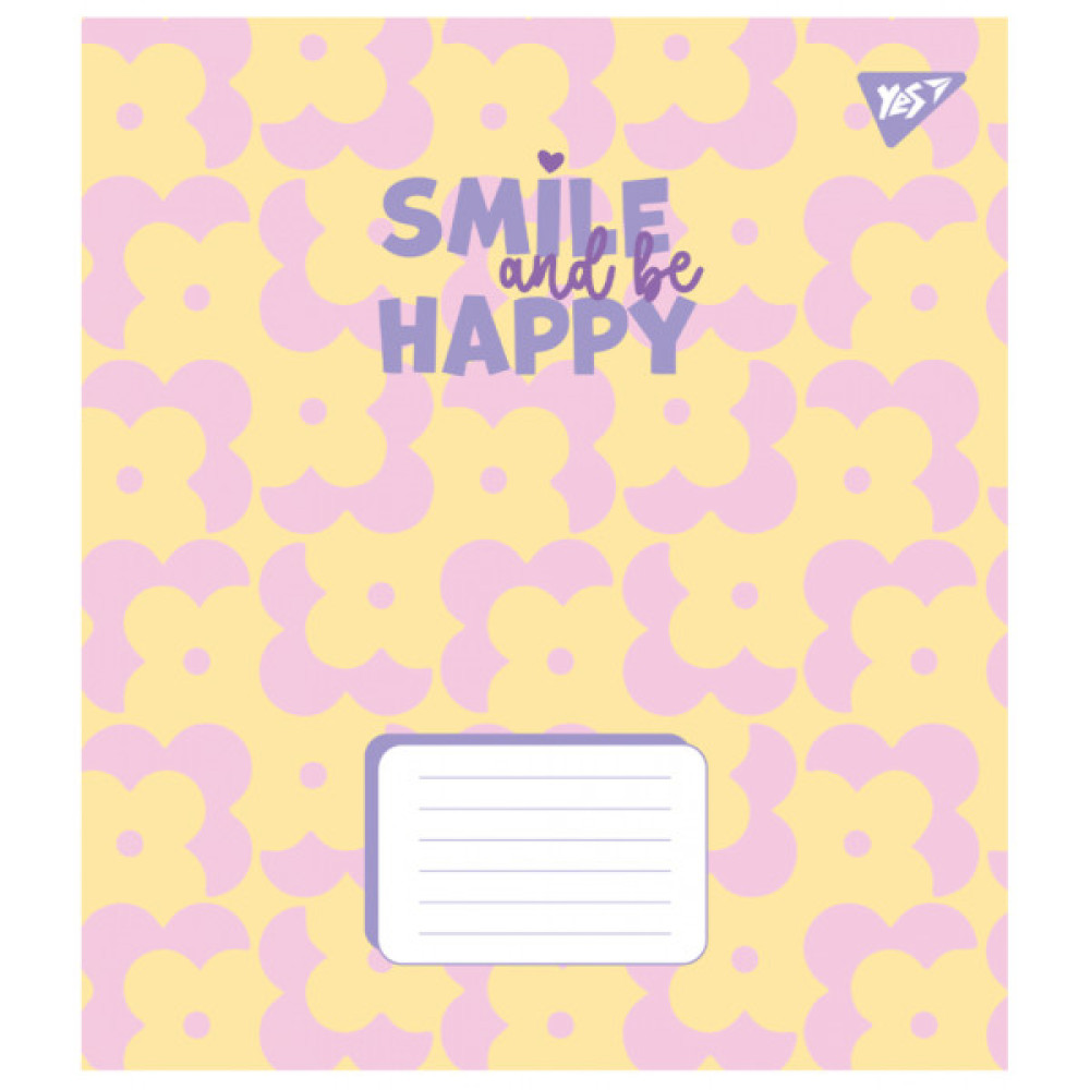 Зошит Yes Smile and be happy А5 48 аркушів лінія (767392)