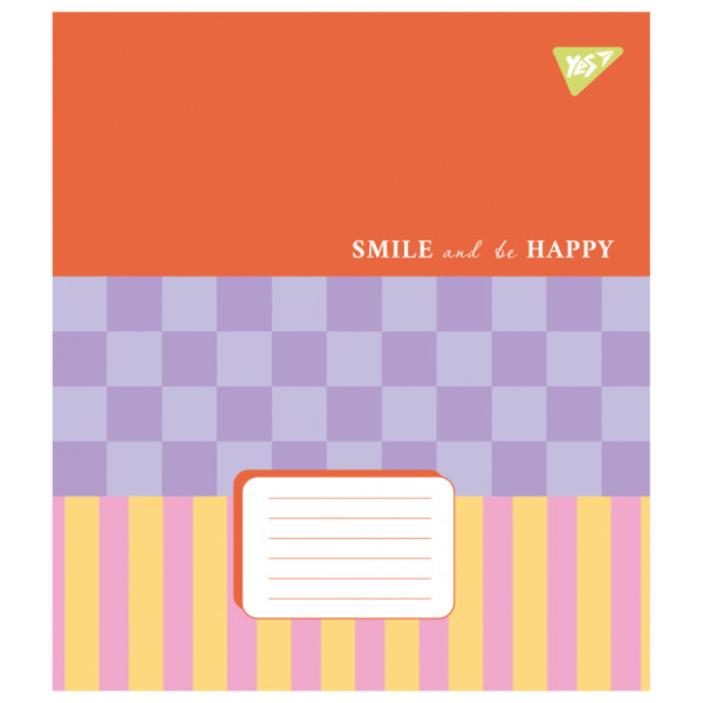 Зошит Yes Smile and be happy А5 48 аркушів лінія (767392)