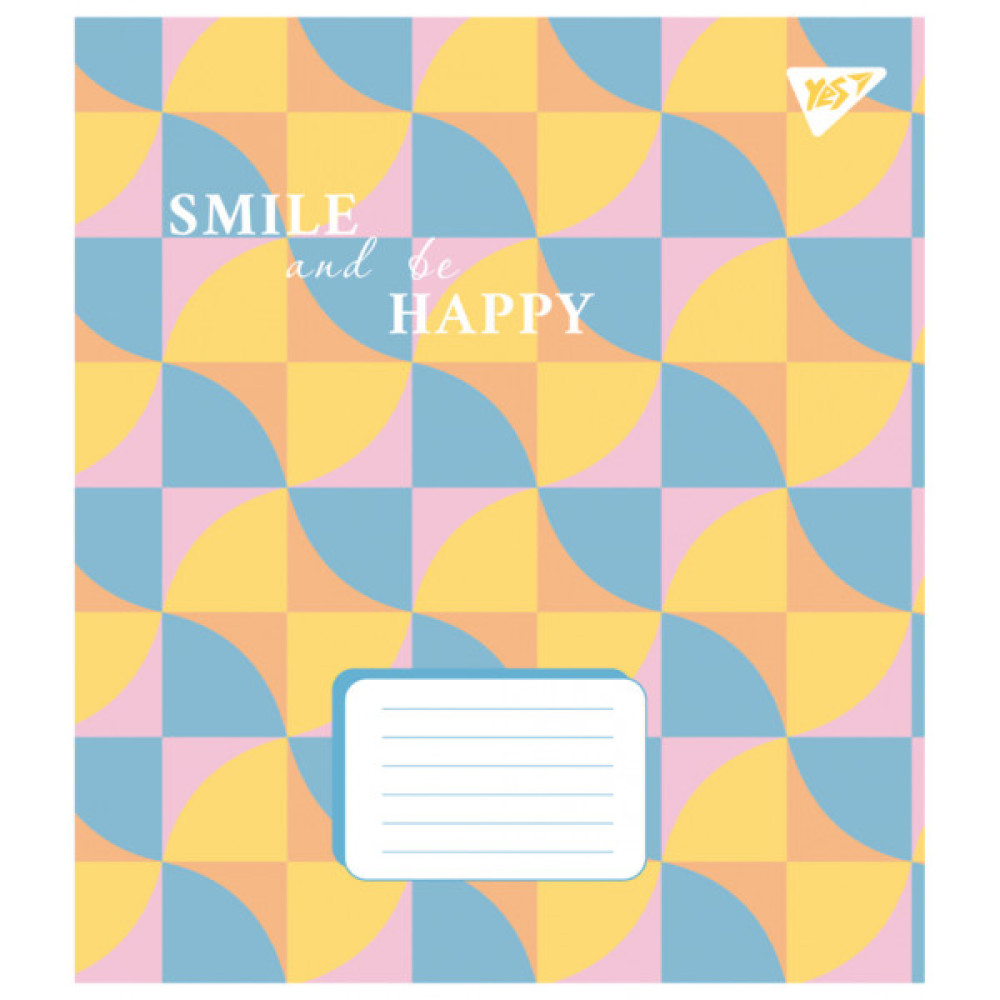 Зошит Yes Smile and be happy А5 48 аркушів лінія (767392)